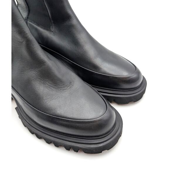 Allsaints Harlee Pull On Chelsea Boots Round Toe Women's Black Size US9.5 EU39.5 - Picture 13 of 13
